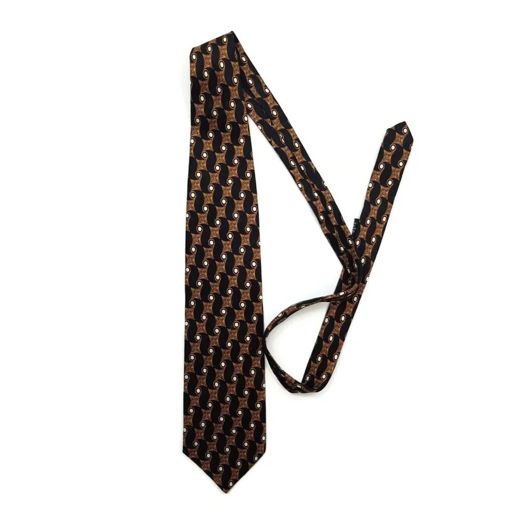 Vitaliano Pancaldi‎ 100% Silk Multi-Color Made in Italy Abstract Men's Neck Tie